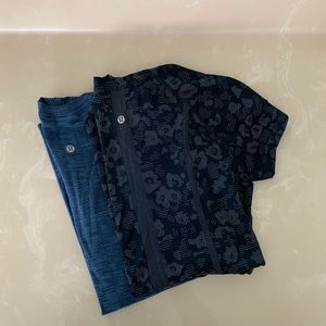 Lot of 2 Lululemon Swiftly Tech Short Sleeve Shirts